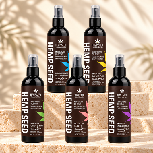 Earthly Body: Hemp Seed Moisturizing Oil Spray - Available in 5 Scents