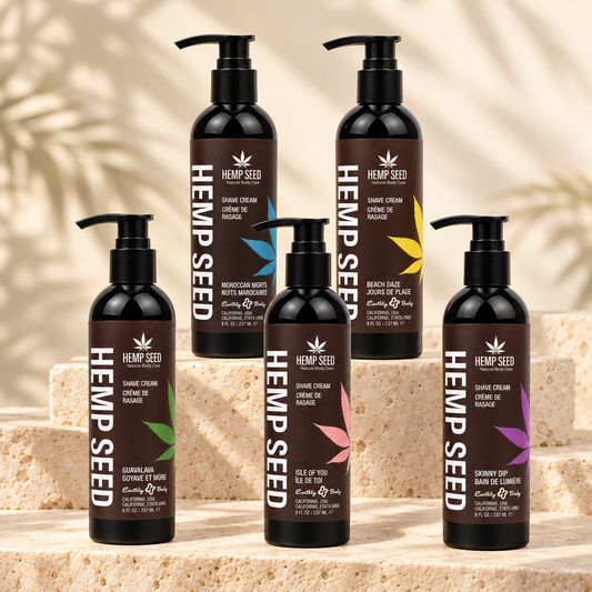 Earthly Body: Hemp Seed Shave Cream - Available in 5 Scents