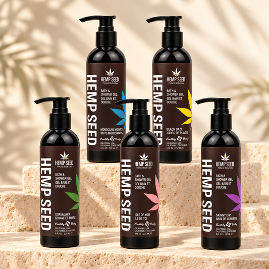 Earthly Body: Hemp Seed Bath & Shower Gel - Available in 5 Scents