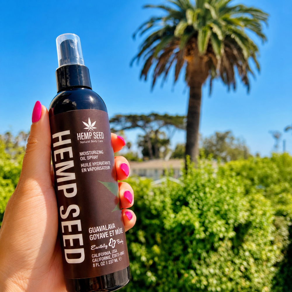 Earthly Body: Hemp Seed Moisturizing Oil Spray - Available in 5 Scents